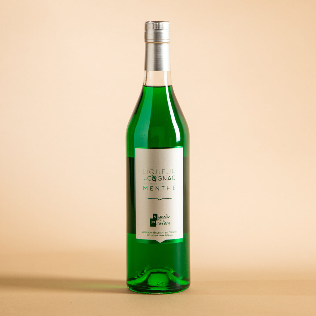 Liqueur au Cognac à la Menthe